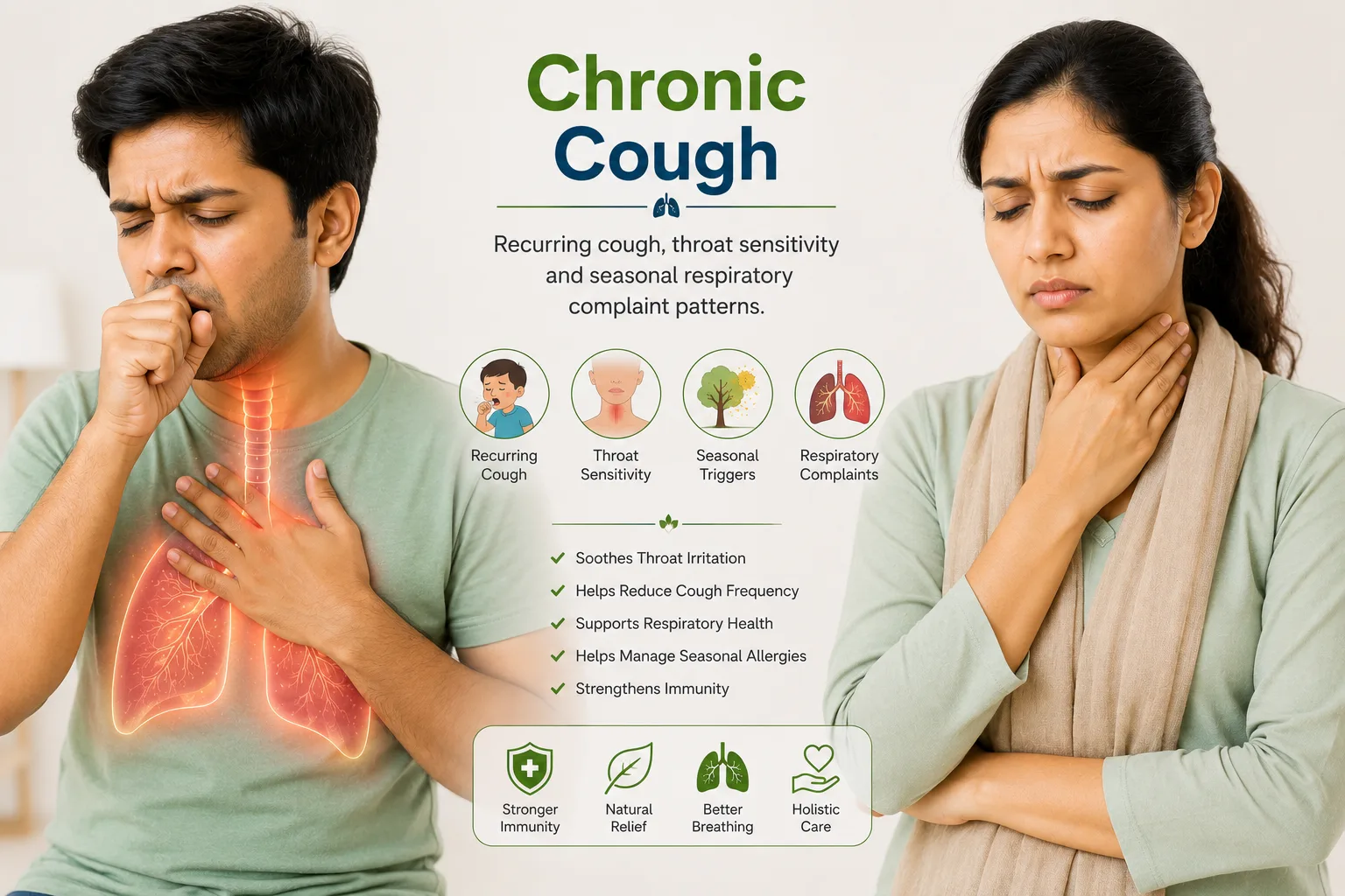 Homeopathy care for chronic cough and respiratory sensitivity