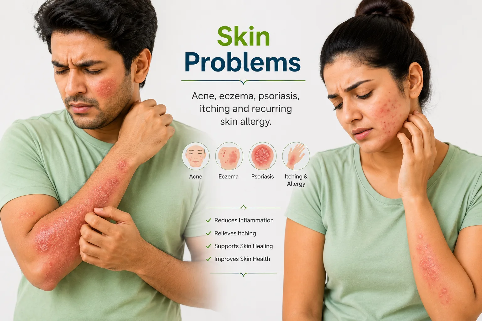 Homeopathy care for skin problems