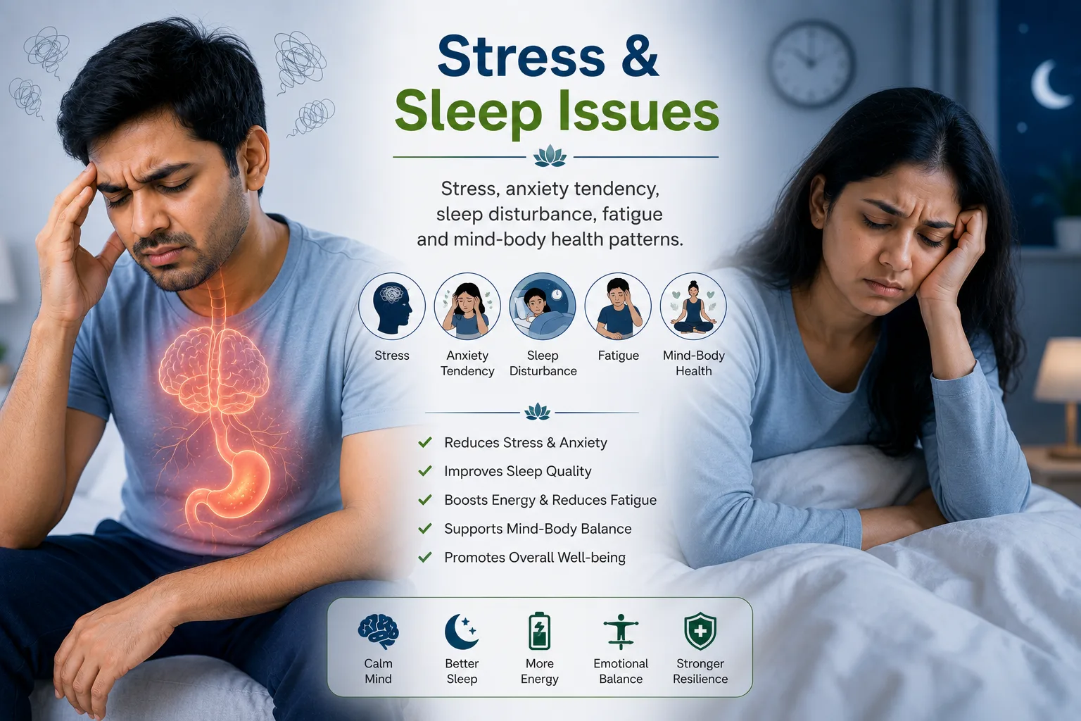 Homeopathy care for stress and sleep issues